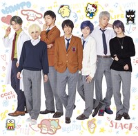 「ミラクル☆ステージ『サンリオ男子』」の主題歌「√Shining!!!!!」のCDジャケット。