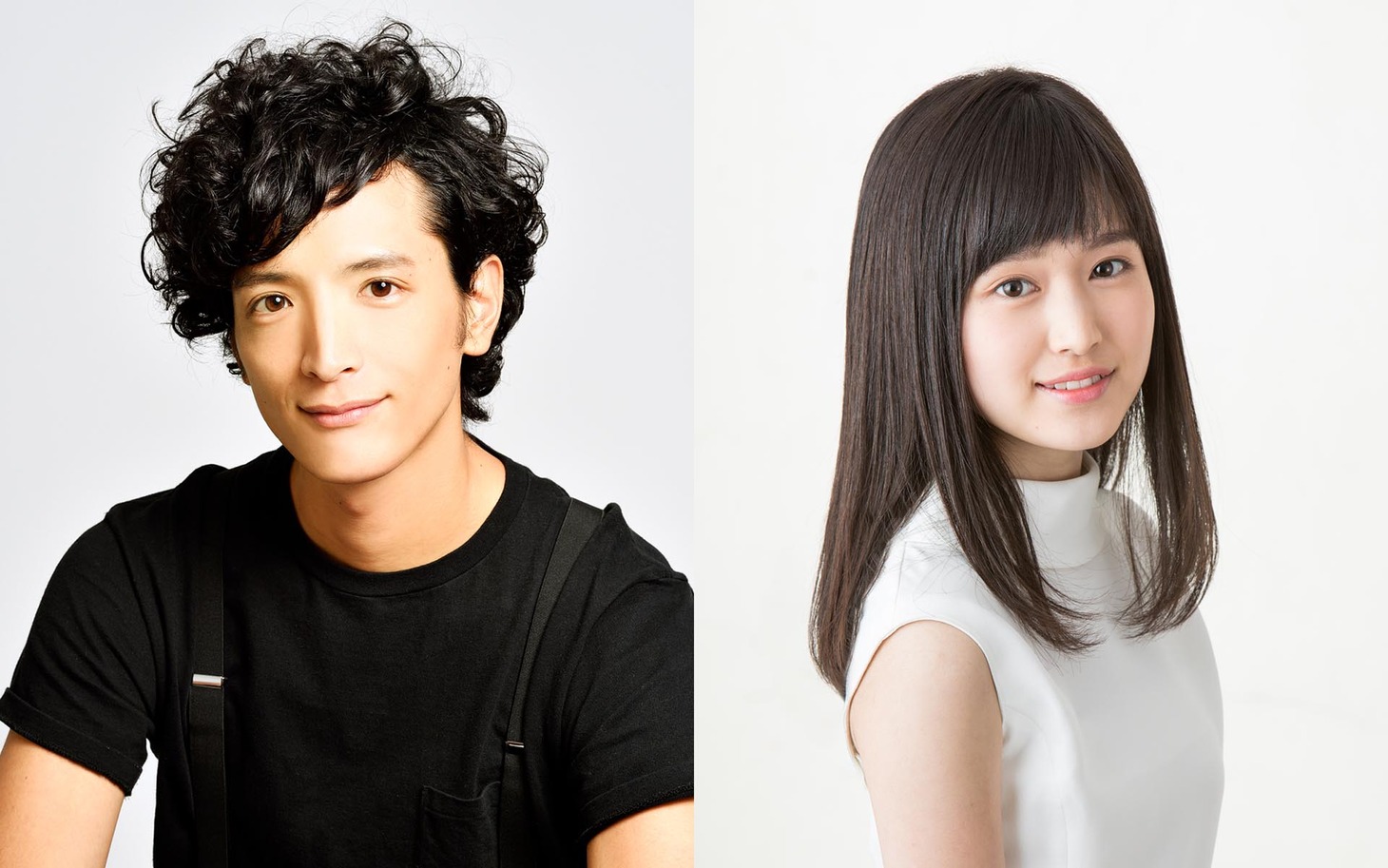 左から渡部豪太、福本莉子。