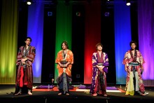 左から磯貝龍虎、宮下雄也、米原幸佑、小笠原健。（撮影：鏡田伸幸）