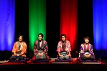 左から宮下雄也、磯貝龍虎、小笠原健、米原幸佑。（撮影：鏡田伸幸）