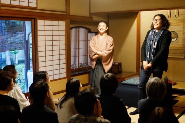 左から桂吉坊、木ノ下裕一。