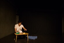 くちびるの会「くちびるの展会」ゲネプロより。（撮影：林亮太）