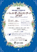 新国立劇場バレエ研修所公演「バレエ・オータムコンサート2018」チラシ