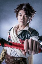 横山真史扮する武田信玄。