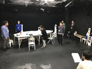 渡辺源四郎商店の稽古の様子。