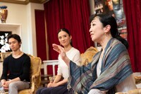 記者懇親会より。（Photo by Shoko Matsuhashi）