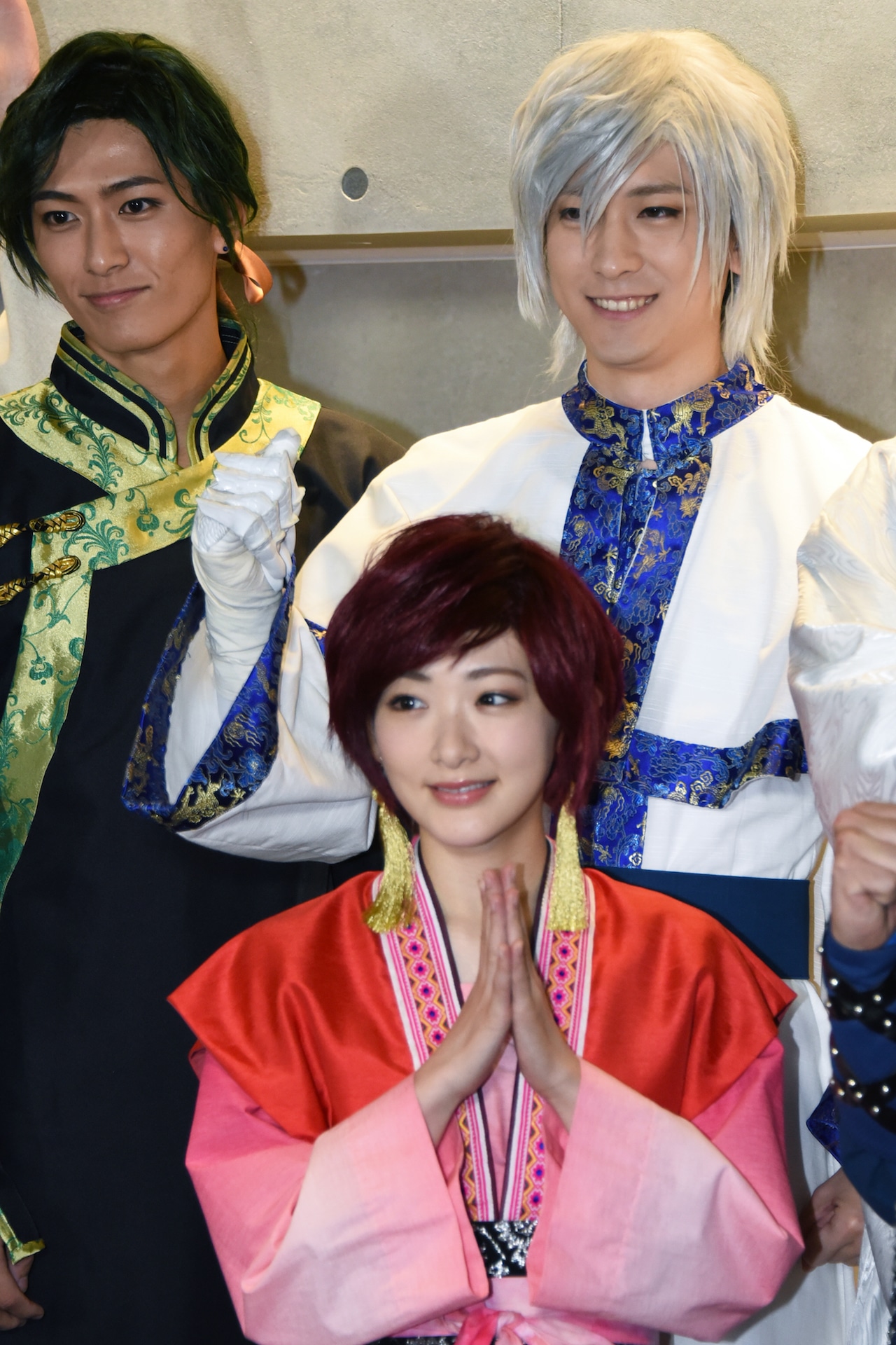 舞台「暁のヨナ～緋色の宿命編～」囲み取材より。