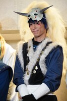 舞台「暁のヨナ～緋色の宿命編～」囲み取材より、奥谷知弘。