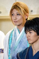 舞台「暁のヨナ～緋色の宿命編～」囲み取材より、陳内将。