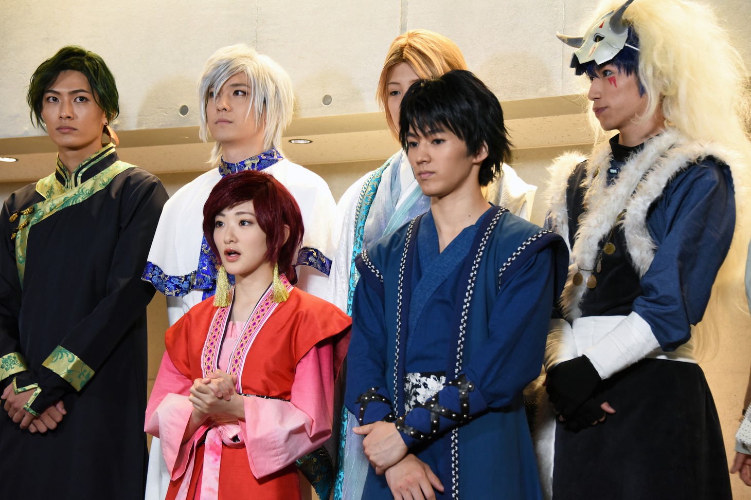 舞台「暁のヨナ～緋色の宿命編～」囲み取材より。