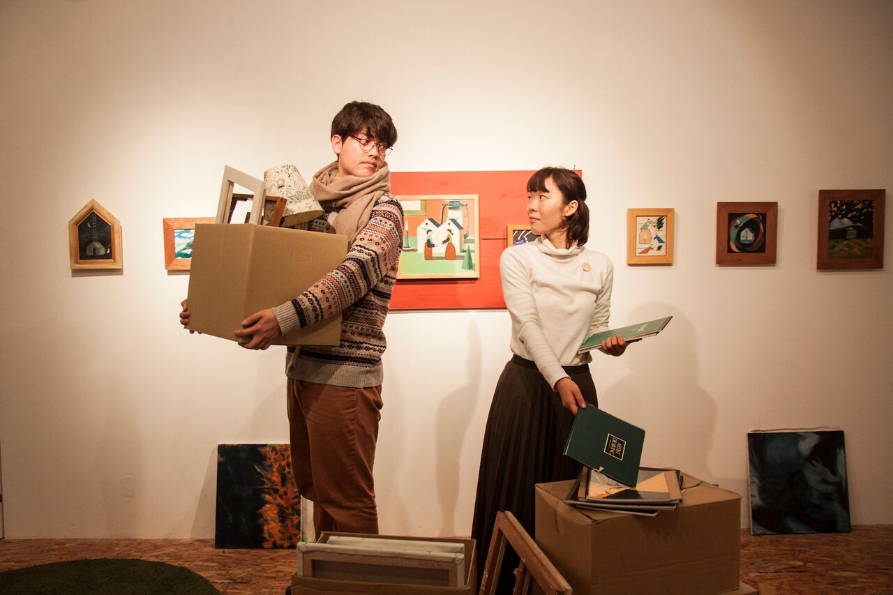 小さな絵画教室のアトリエを舞台にした、ソノノチ「つながせのひび」が再演