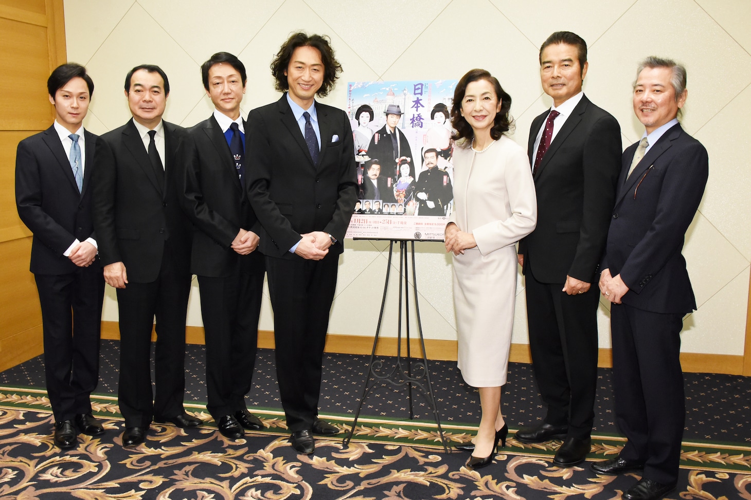 初春花形新派公演「日本橋」取材会より。