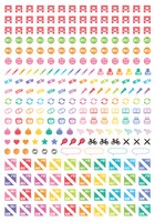 「舞台観劇を2.5倍楽しめる手帳」より、スケジュールシール。