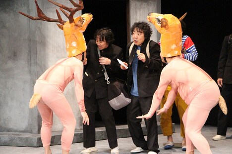 北九州芸術劇場プロデュース / 九州男児劇「せなに泣く」通し稽古より。