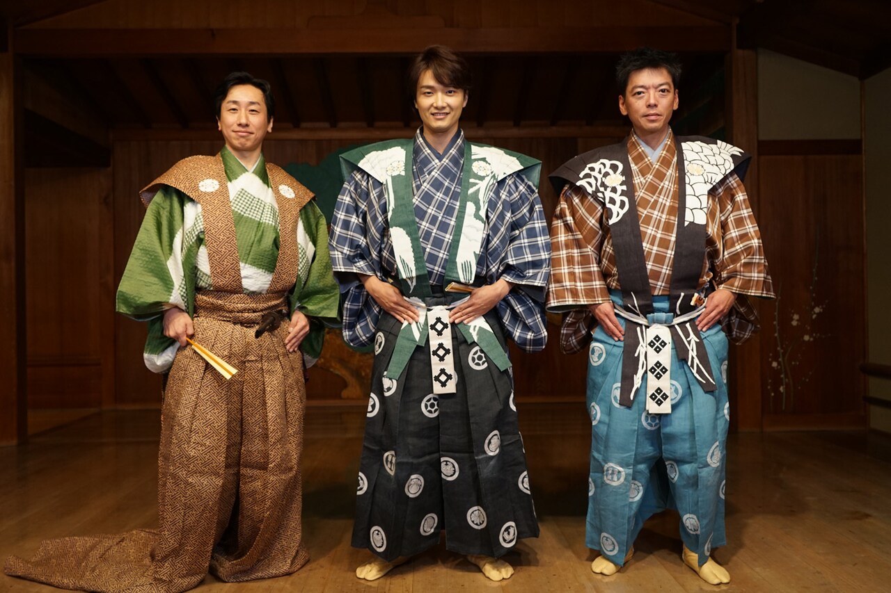 井上芳雄が狂言に挑戦、座禅や野菜の収穫体験も