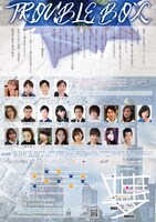 チャピロック企画「TROUBLE BOX～八巻竜胆★探偵社～」チラシ裏