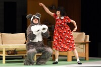 月刊「根本宗子」第16号「愛犬ポリーの死、そして家族の話」公開舞台稽古より。