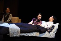 月刊「根本宗子」第16号「愛犬ポリーの死、そして家族の話」公開舞台稽古より。