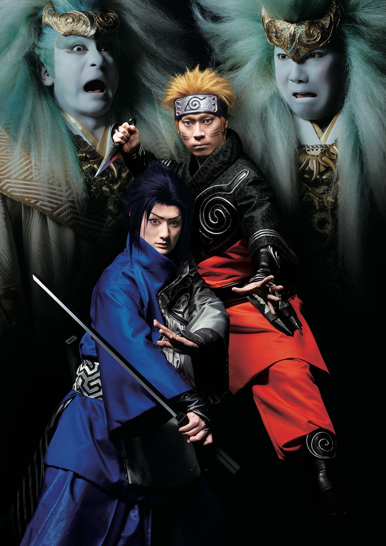 ナルト 歌舞伎 新作 NARUTO ナルト 原作 缶バッジ 歌舞伎 サスケ