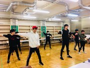 「贋作 黒蜥蜴」稽古の様子。