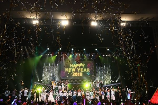 「STAGE FES 2018」より、2019年を迎えた会場の様子。