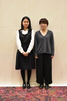 左から渡辺鈴、山内晶。