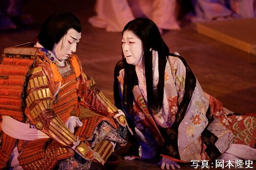 「沓手鳥孤城落月／楊貴妃」より。（撮影：岡本隆史）