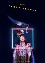 艶∞ポリス 第10回公演「PARTY PEOPLE」チラシ表