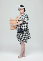 「義経千本桜 すし屋」より、尾上松緑扮するいがみの権太。