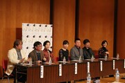 兵庫県立ピッコロ劇団第63回公演 / ピッコロシアタープロデュース「マンガの虫は空こえて」製作発表会見より。