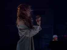 左から山田うん、高橋悠治。(c)羽鳥直志