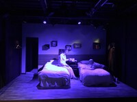 津あけぼの座プロデュース あうんの会「ラウンド・アバウト・ミッドナイト」リハーサルより。