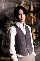 荘司真人の扮装姿。