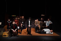 林家畳 Vol.1「陽だまりの中で」の出演者たち。