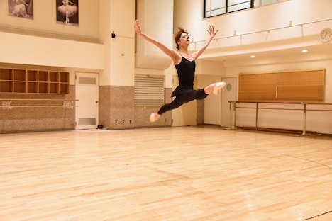 Kバレエ「ベートーヴェン 第九」リハーサルより。中村祥子。