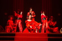 「キテレツメンタルワールド 東京ゲゲゲイ歌劇団 Vol.III『黒猫ホテル』」六本木公演ゲネプロの様子。（Photo by ARISAK）