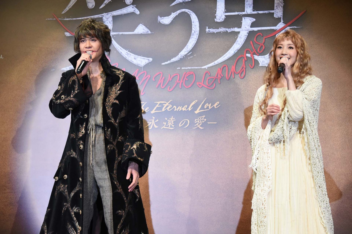 ミュージカル「笑う男 The Eternal Love -永遠の愛-」製作発表記者会見より。