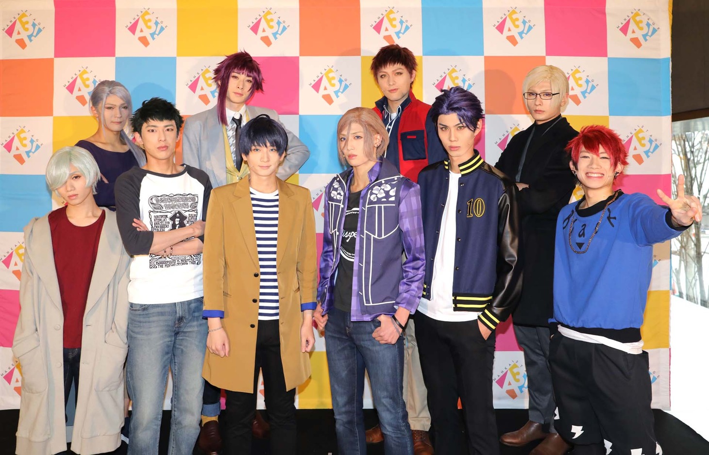 「MANKAI STAGE『A3!』～AUTUMN & WINTER 2019～」会見より。