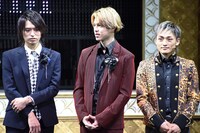 左から高本学、森田桐矢、T-MAX。