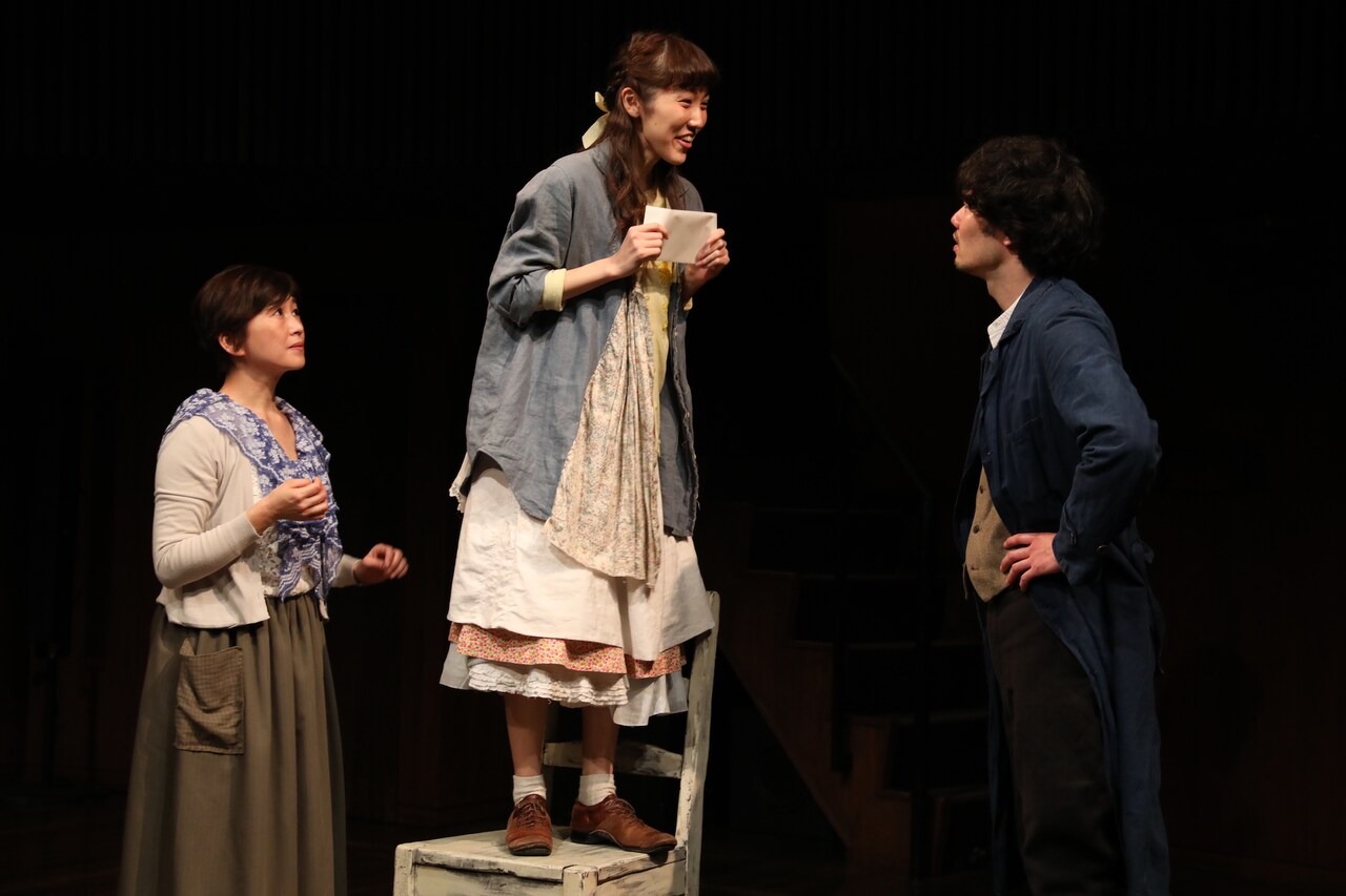 無名塾 稽古場公演2019「野鴨」より。