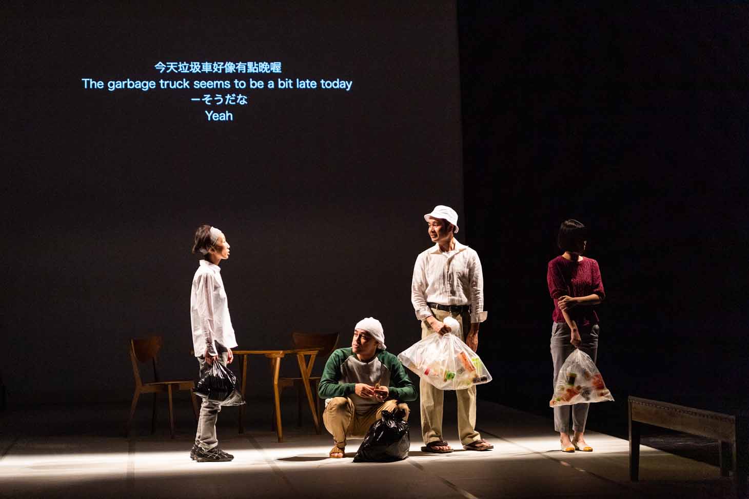 第七劇場×Shakespeare's Wild Sisters Group 日台国際共同プロジェクト Notes Exchange vol.3 舞台「珈琲時光」より。