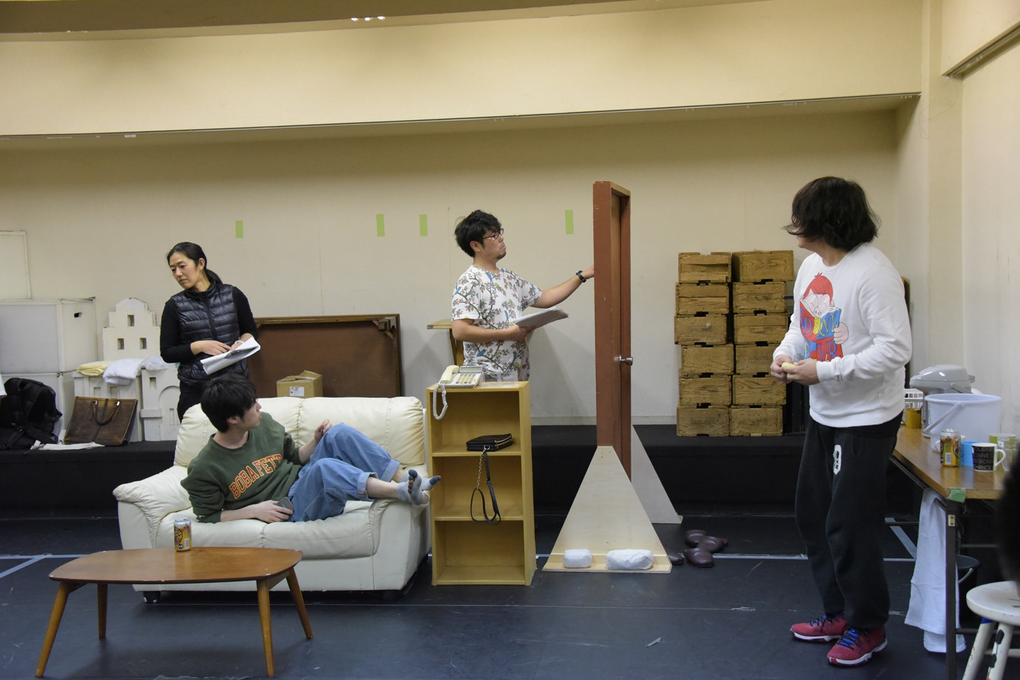 「莫逆の犬」稽古より。