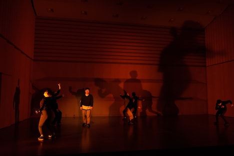 フィジカルシアターカンパニーGERO ショーケース「あなたはわたしのなんなの？」より。（撮影：おおたこうじ）