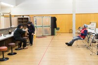 タニノクロウ×オール富山「ダークマスター 2019 TOYAMA」稽古の様子。（撮影：空耳カメラ）