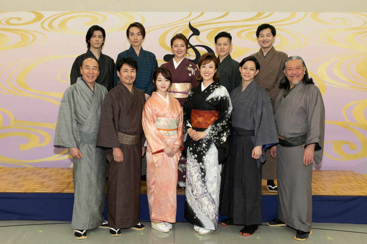 ミュージカル「ふたり阿国」製作発表より。