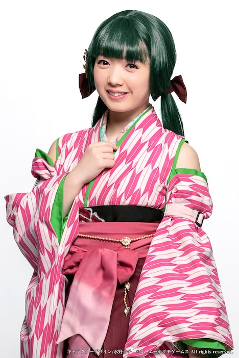 山岸理子扮する駒野千代。