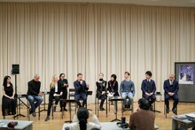 マニュエル・ルグリ「Stars in Blue」記者会見より。(c)羽鳥直志