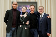 マニュエル・ルグリ「Stars in Blue」記者会見より。(c)羽鳥直志