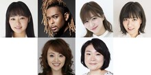 上段左から吉柳咲良、EXILE NESMITH、河西智美、宮澤佐江。下段左から入絵加奈子、久保田磨希。（提供：ホリプロ）