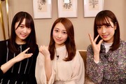 左から菅井友香（欅坂46）、桜井玲香（乃木坂46）、佐々木久美（日向坂46）。（提供：NHK）
